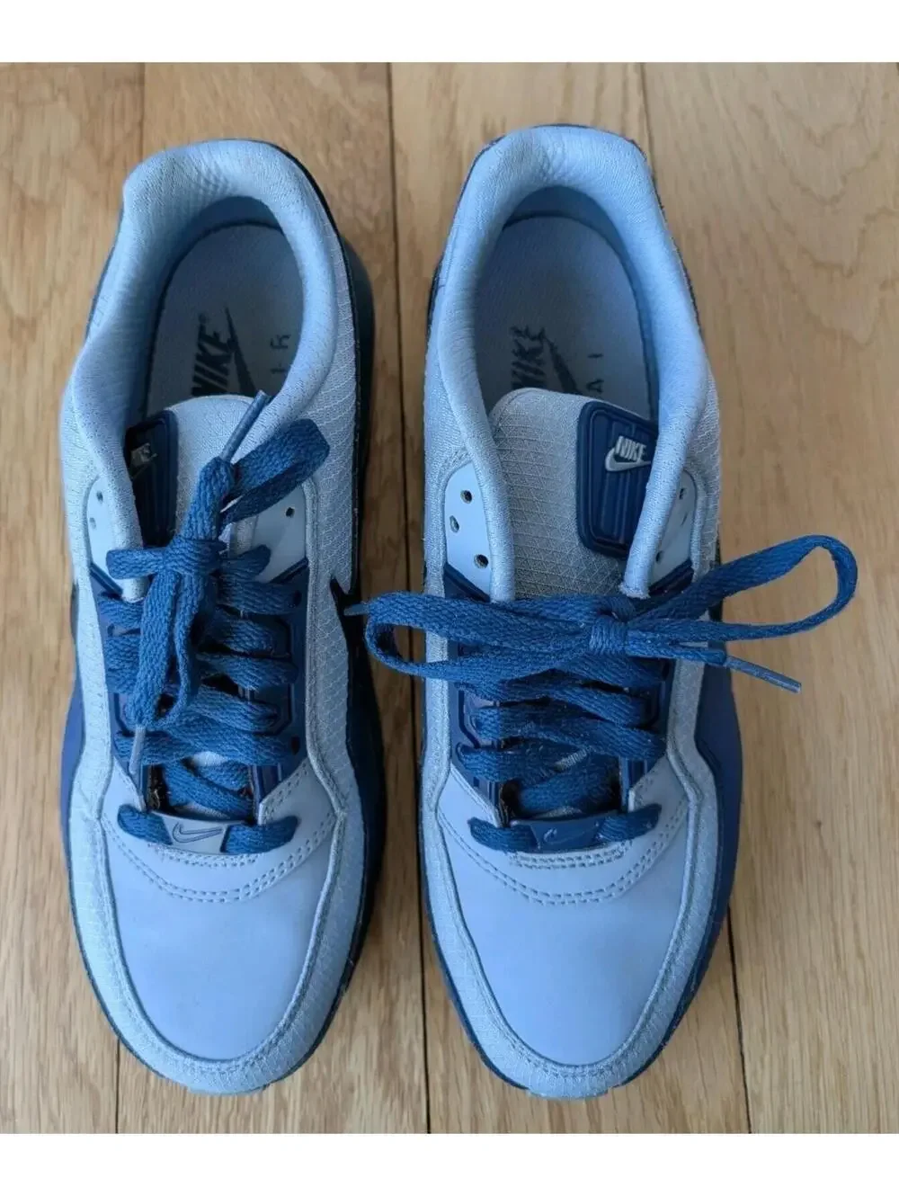 Nike Air Max LTD 3 Premium Trainer Shoes Mens Size 8.5 695484-404 Gray Blue